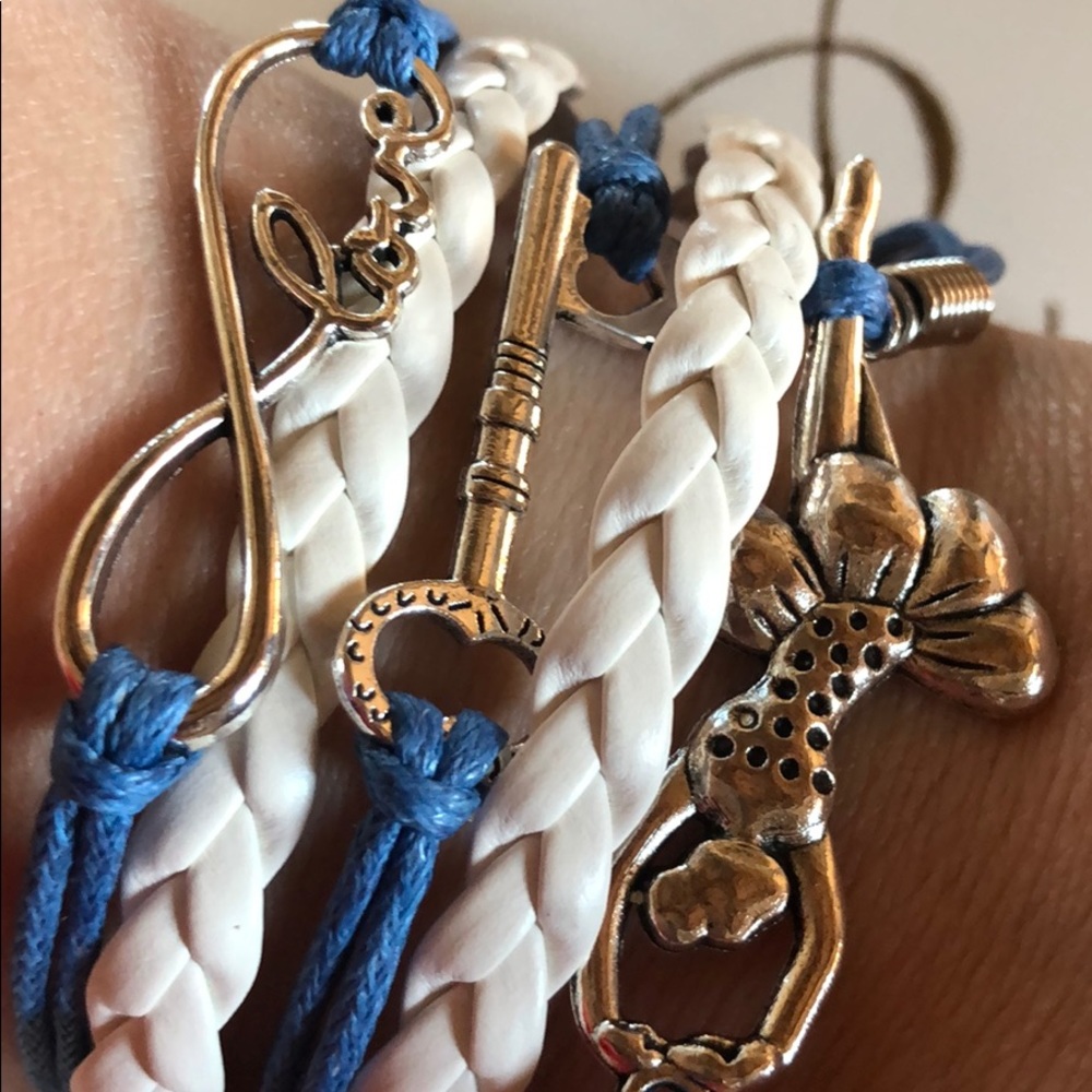 Ballerina Leather Rope Bracelet adjustable